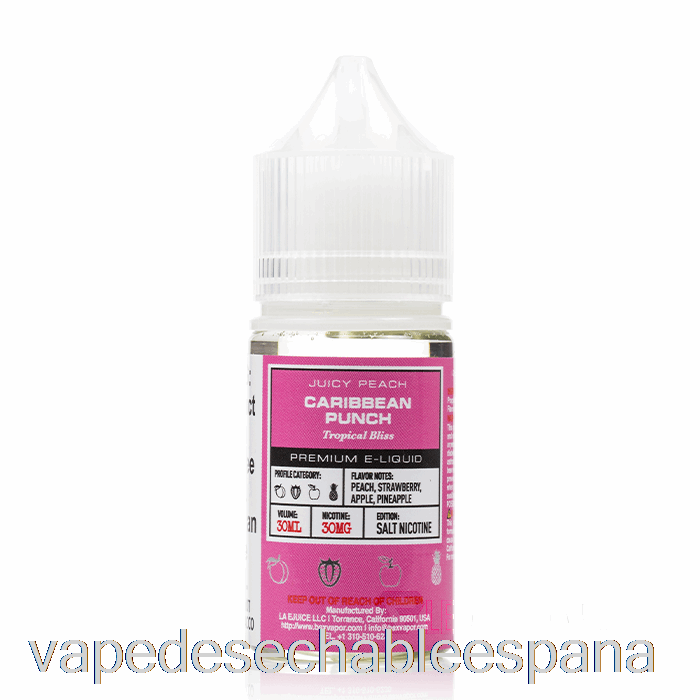 Vape Desechable España Caribbean Punch - Bsx Salt Series - 30ml 50mg